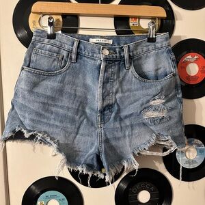 Distressed shorts